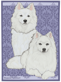 American Eskimo - Best of Breed Fleece Blanket