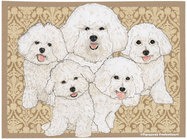 Bichon Frise - Best of Breed Fleece Blanket