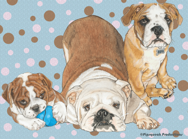 Bulldogs - Best of Breed Fleece Blanket