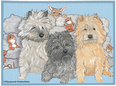 Cairn Terriers - Best of Breed Fleece Blanket