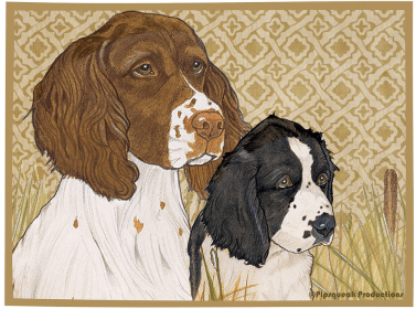 Springer Spaniels - Best of Breed Fleece Blanket