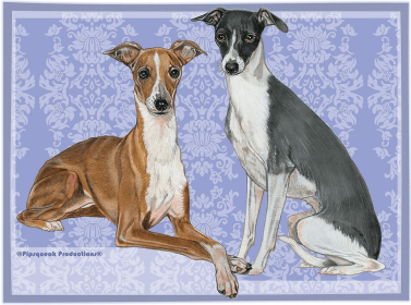 Italian Greyhounds - Best of Breed Fleece Blanket