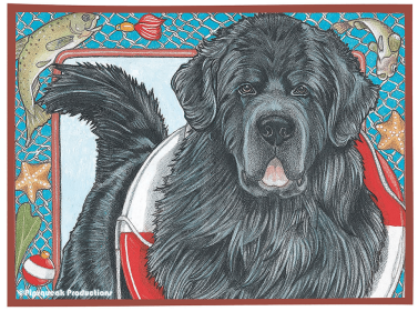 Newfoundland - Best of Breed Fleece Blanket
