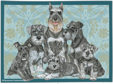 Schnauzers - Best of Breed Fleece Blanket