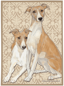Whippets - Best of Breed Fleece Blanket