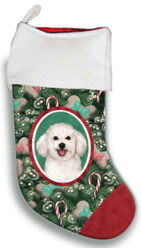Bichon Frise - Best of Breed Christmas Stocking