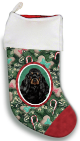 Cocker Spaniel - Black and Tan - Best of Breed Christmas Stocking