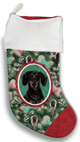 Dachshund - Black and Tan - Best of Breed Christmas Stocking