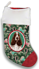 English Cocker Spaniel - Liver and White - Best of Breed Christmas Stocking