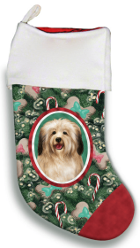 Havanese - Cream - Best of Breed Christmas Stocking