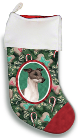 Italian Greyhound - Blue and White - Best of Breed Christmas Stocking