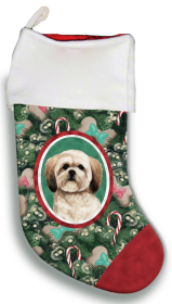 Lhasa Apso - Sable - Best of Breed Christmas Stocking