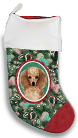 Poodle - Apricot - Best of Breed Christmas Stocking