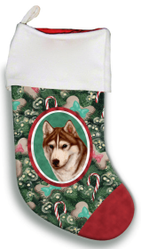 Siberian Husky - Red - Best of Breed Christmas Stocking