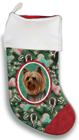 Yorkie Show Cut - Best of Breed Christmas Stocking