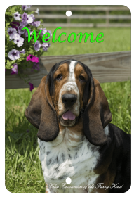 Basset Hound - Best of Breed  Indoor/Outdoor Aluminum Sign