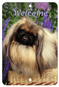 Pekingese - Best of Breed  Indoor/Outdoor Aluminum Sign
