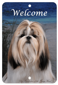 Shih Tzu - Best of Breed  Indoor/Outdoor Aluminum Sign