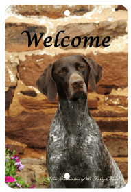 German Shorthaired Pointer - Best of Breed  Indoor/Outdoor Aluminum Sign