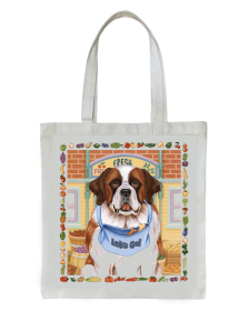Saint Bernard - Tomoyo Pitcher   Dog Breed Tote Bag
