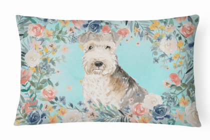 Lakeland Terrier Spring Art Decorative Pillow