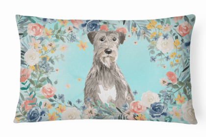 Irish Wolfhound Spring Art Decorative Pillow