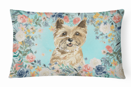Cairn Terrier Spring Art Decorative Pillow