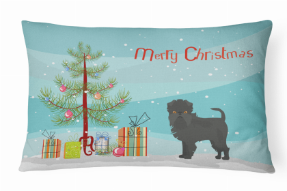 Affenpinscher - Christmas Tree Decorative Pillow Style 2