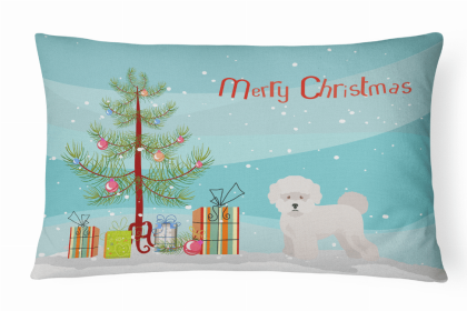 Bichon Frise 1 - Christmas Tree Decorative Pillow Style 2