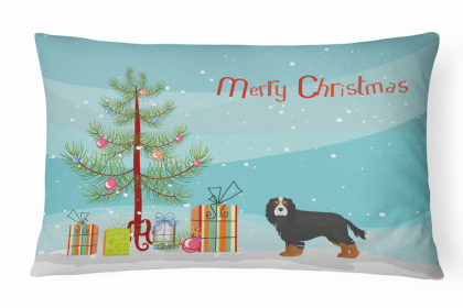 Cavalier King Charles Spaniel - Tricolor - Christmas Tree Decorative Pillow Style 2
