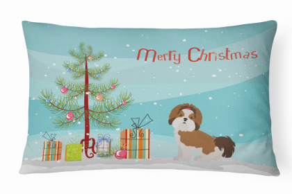 Shih Tzu - Imperial - Christmas Tree Decorative Pillow Style 2