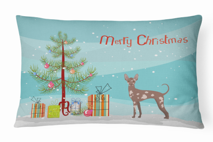 Mexican Hairless Dog - Christmas Tree Decorative Pillow Style 2
