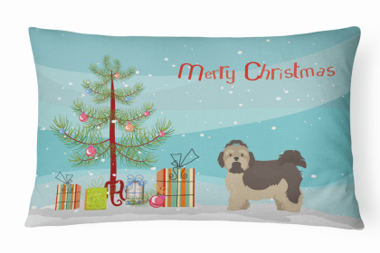 Russian Lapdog - Christmas Tree Decorative Pillow Style 2