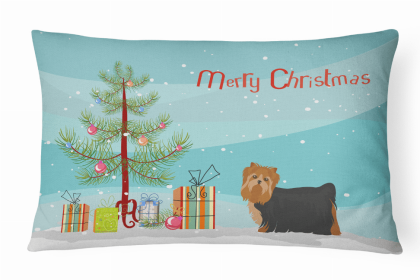 Yorkshire Terrier 1 - Christmas Tree Decorative Pillow Style 2