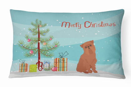 Brussels Griffon 1 - Christmas Tree Decorative Pillow Style 2