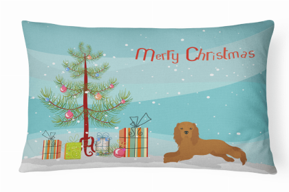 Cavalier King Charles Spaniel - Ruby - Christmas Tree Decorative Pillow Style 2