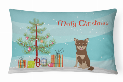 Chihuahua 1 - Christmas Tree Decorative Pillow Style 2
