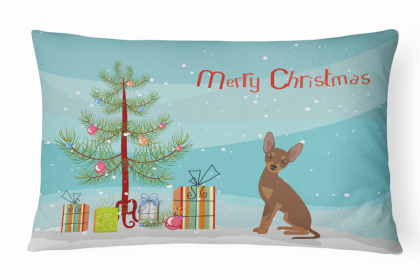 Prague Ratter - Brown - Christmas Tree Decorative Pillow Style 2