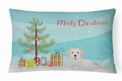 Small Greek Domestic Dog (Kokoni) 2 - Christmas Tree Decorative Pillow Style 2