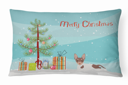 Toy Fox Terrier - Christmas Tree Decorative Pillow Style 2