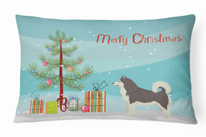 Alaskan Malamute 1 - Christmas Tree Decorative Pillow Style 2