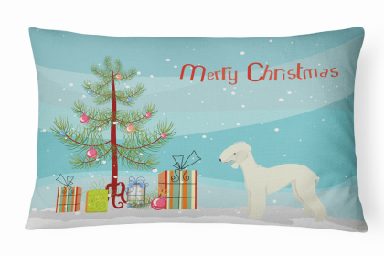 Bedlington Terrier 1 - Christmas Tree Decorative Pillow Style 2