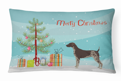 German Shorthaired Pointer 1 - Christmas Tree Decorative Pillow Style 2