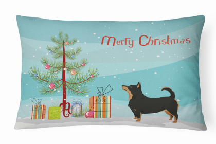 Lancashire Heeler - Christmas Tree Decorative Pillow Style 2