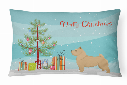 Norwich Terrier - Christmas Tree Decorative Pillow Style 2