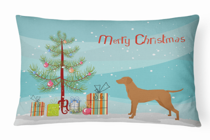 Vizsla - Christmas Tree Decorative Pillow Style 2