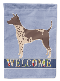 American Hairless Terrier Welcome Garden Flag