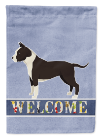 American Staffordshire Terrier Welcome Garden Flag