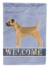 Border Terrier Welcome Garden Flag
