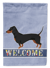 Dachshund Welcome Garden Flag